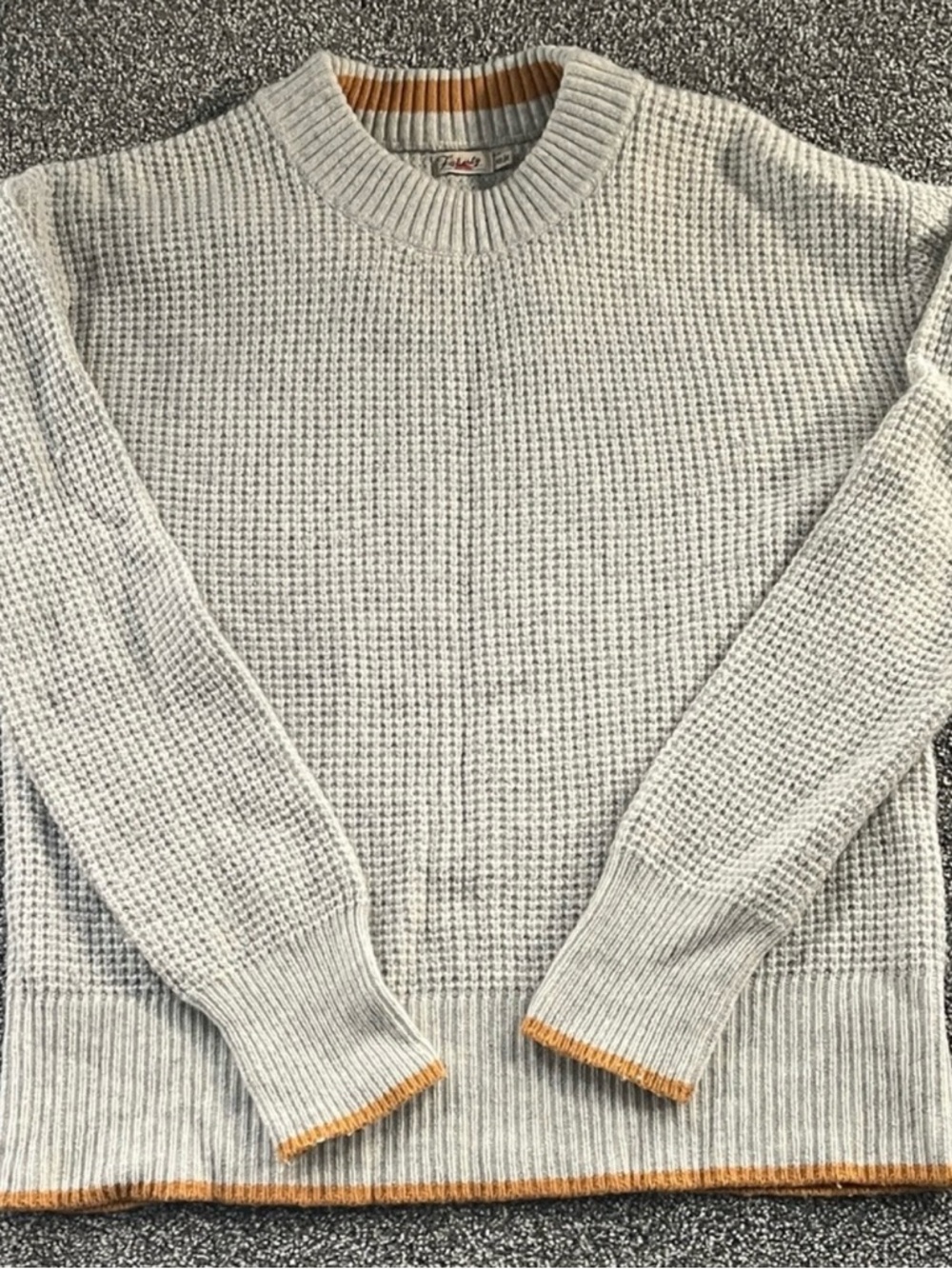 Faherty Waffle Knit Sweater